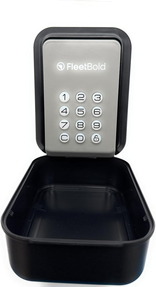 Smart Key Lock Box – Bluetooth Car Window Mount with App & PIN by FleetBold