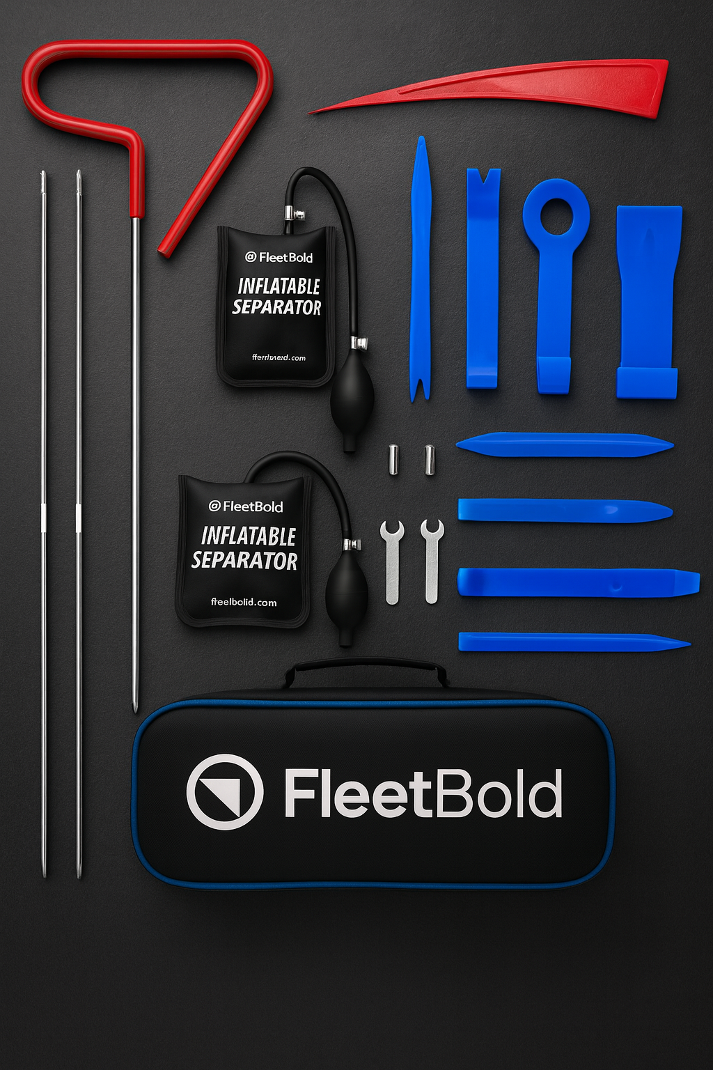 Emergency Car Lockout Professional Kit – Commercial Grade Universal Vehicle Entry Tools for Turo Hosts – Durable & Portable for Cars, Trucks, SUVs