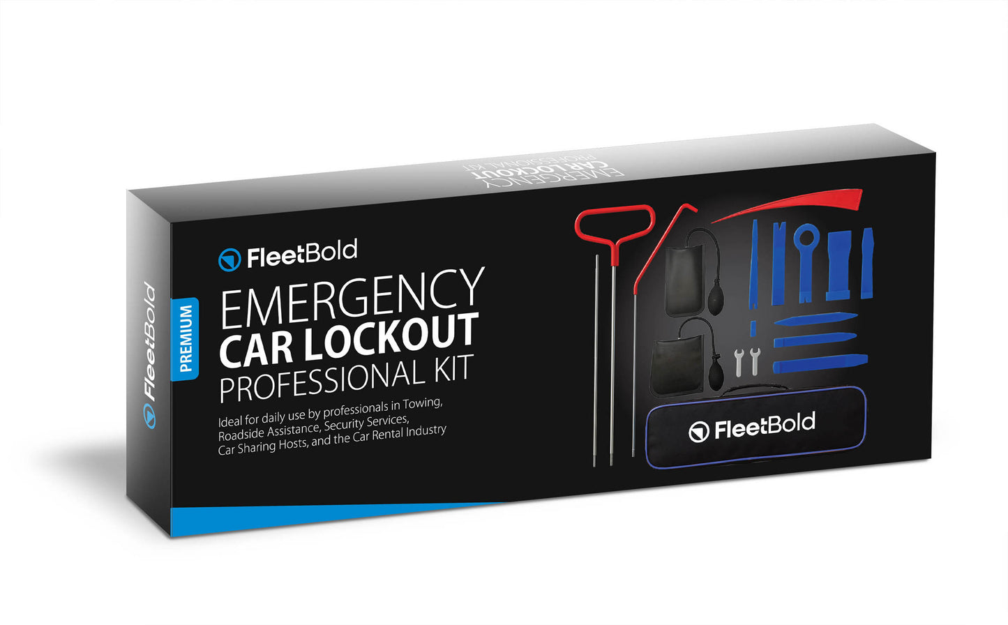 Emergency Car Lockout Professional Kit – Commercial Grade Universal Vehicle Entry Tools for Turo Hosts – Durable & Portable for Cars, Trucks, SUVs