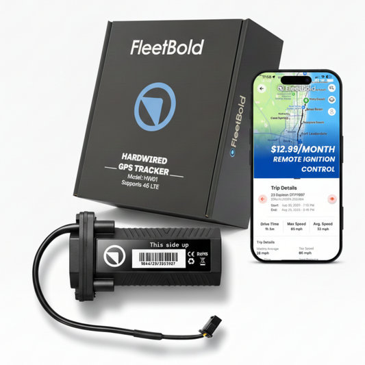 Hardwired GPS Tracker – $12.99/month 4G Real-Time Vehicle Tracking for Turo Hosts, Car Rentals & Fleet Management Kill Switch, Geo-Fence, Trip History