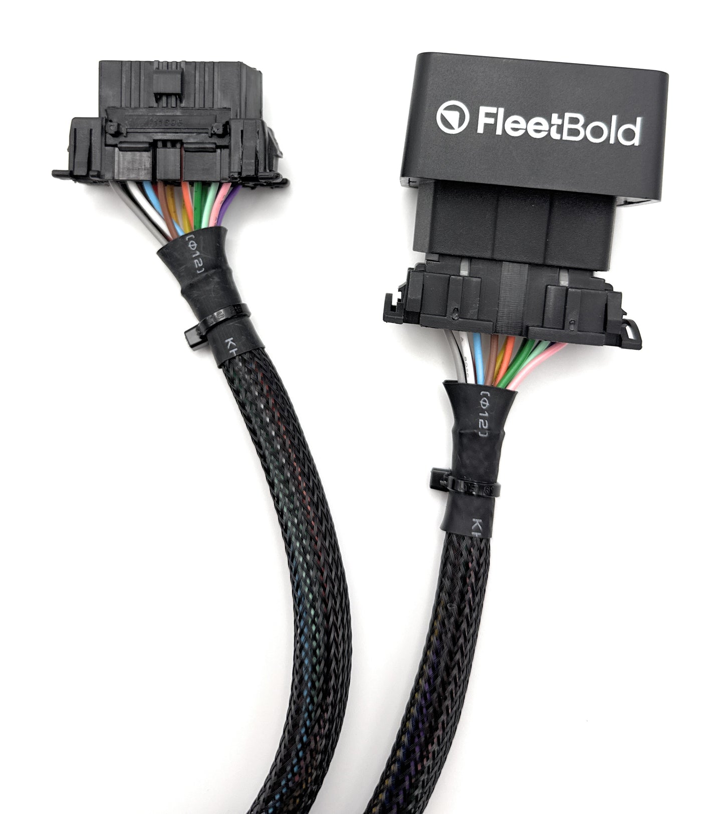 OBD2 Splitter 16 Pin OBD II Splitter Extension 1x Male and 2X Female Extension Cable Adapter In Use for OBD2 GPS Devices, Turo Hosts by FleetBold