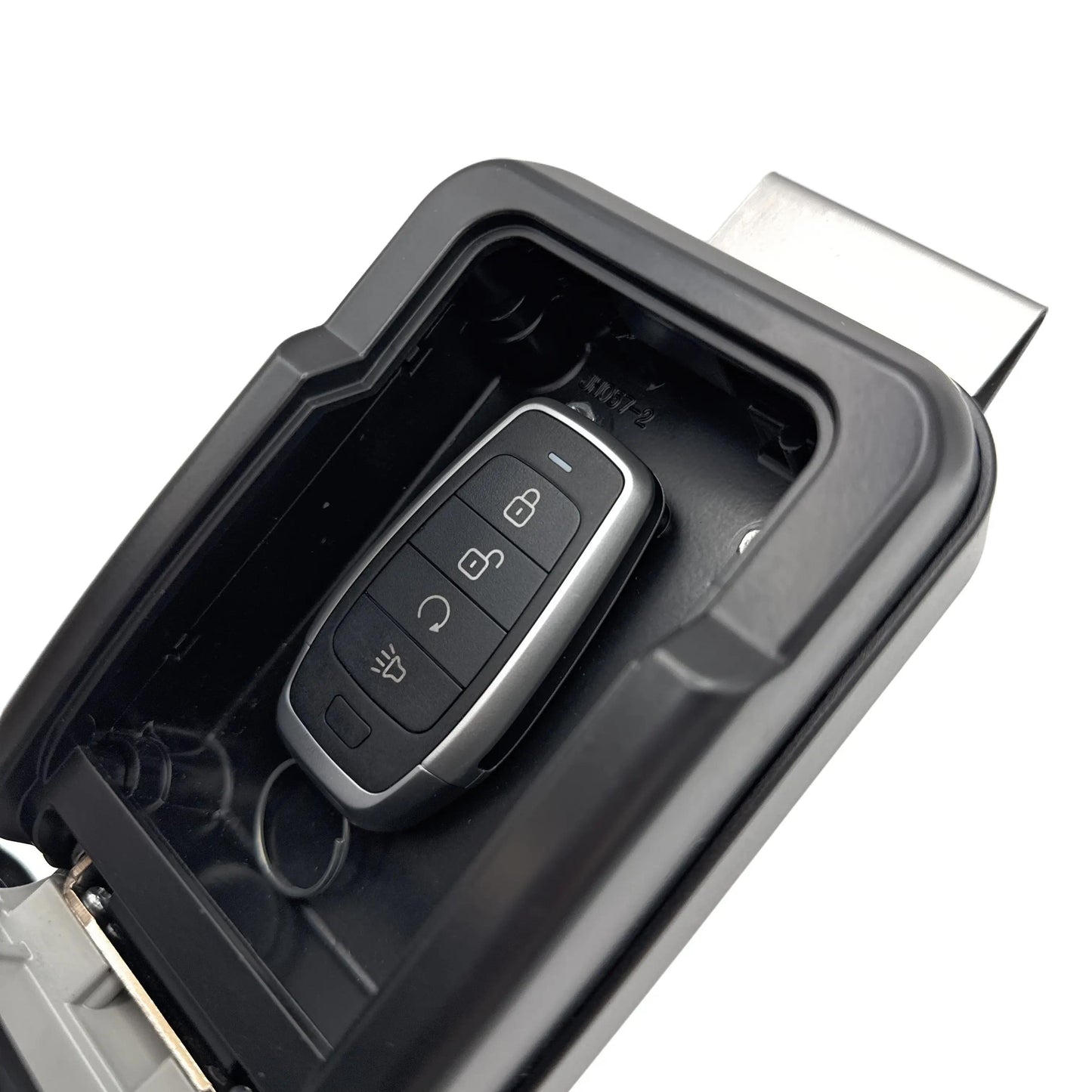 Car Key Lockbox – Window Mount, Large Capacity, 4-Digit Code (10,000 Combos), Waterproof, with Emergency Key Access – For Fleet & Turo Hosts by FleetBold