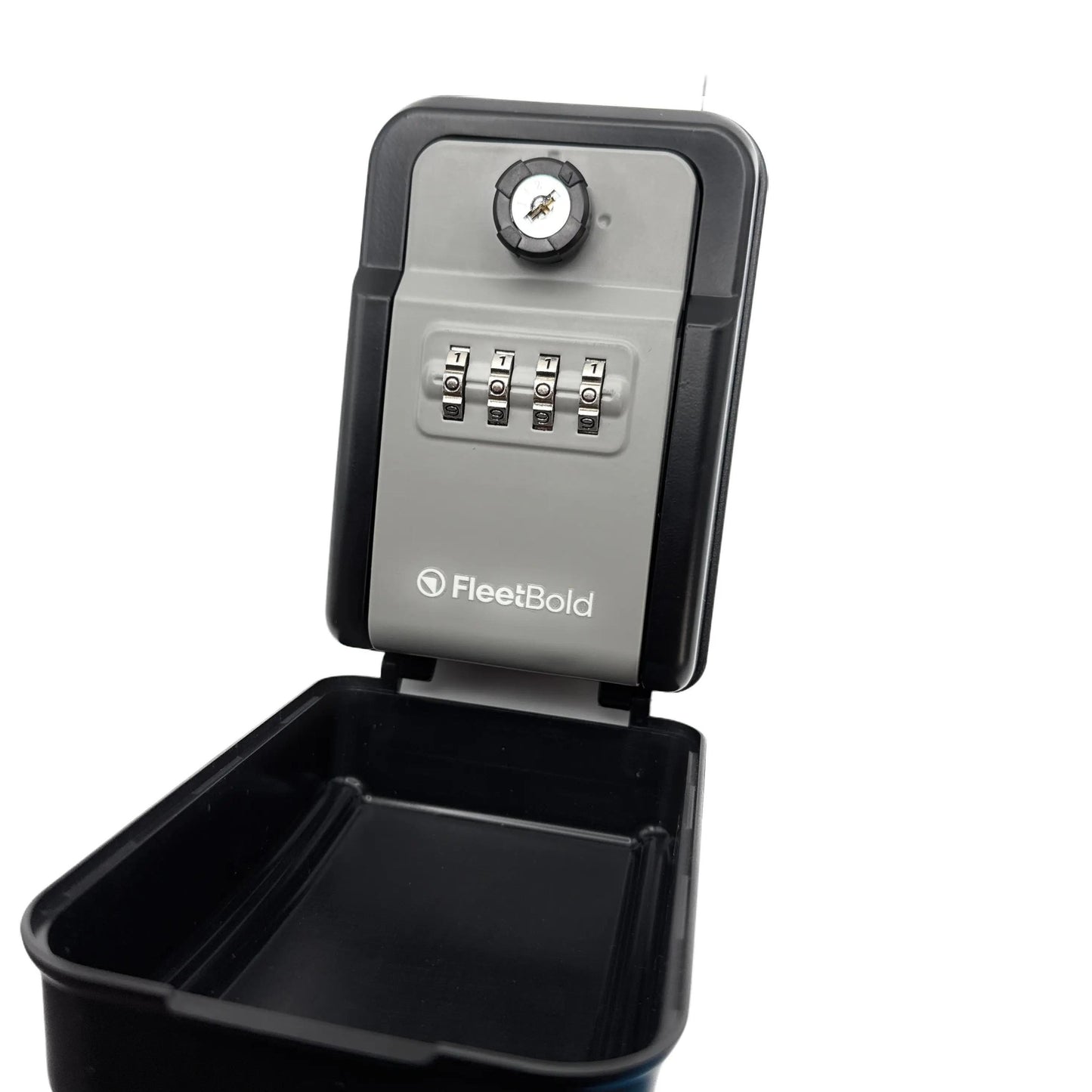 Car Key Lockbox – Window Mount, Large Capacity, 4-Digit Code (10,000 Combos), Waterproof, with Emergency Key Access – For Fleet & Turo Hosts by FleetBold